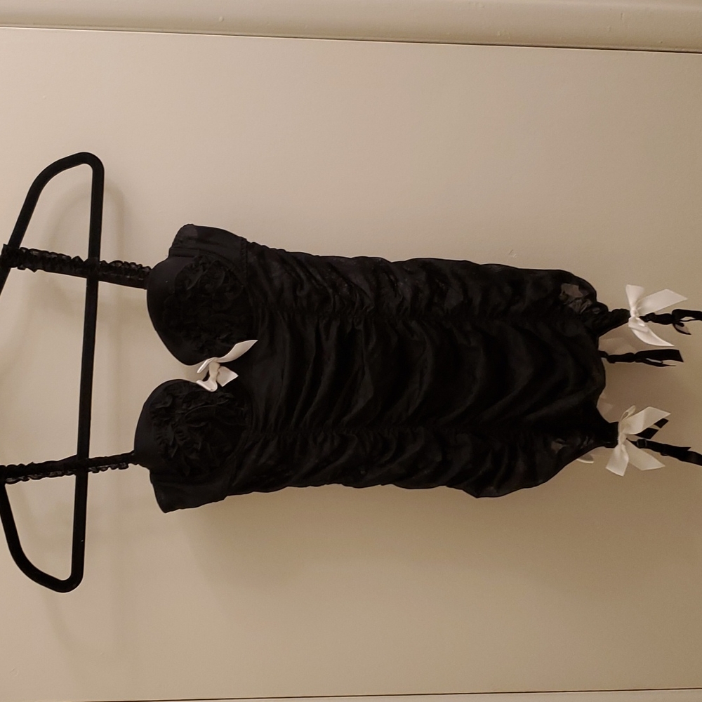 Victoria's Secret Lingerie Ruffle Corset